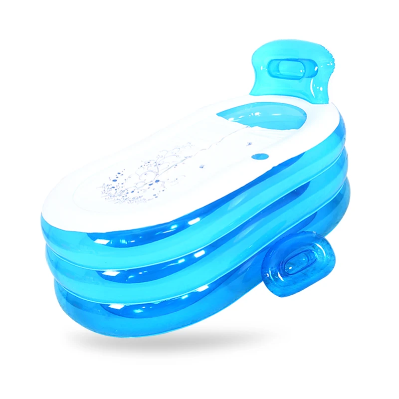 Двойная складная надувная ванна для увеличения утолщения взрослых ванны