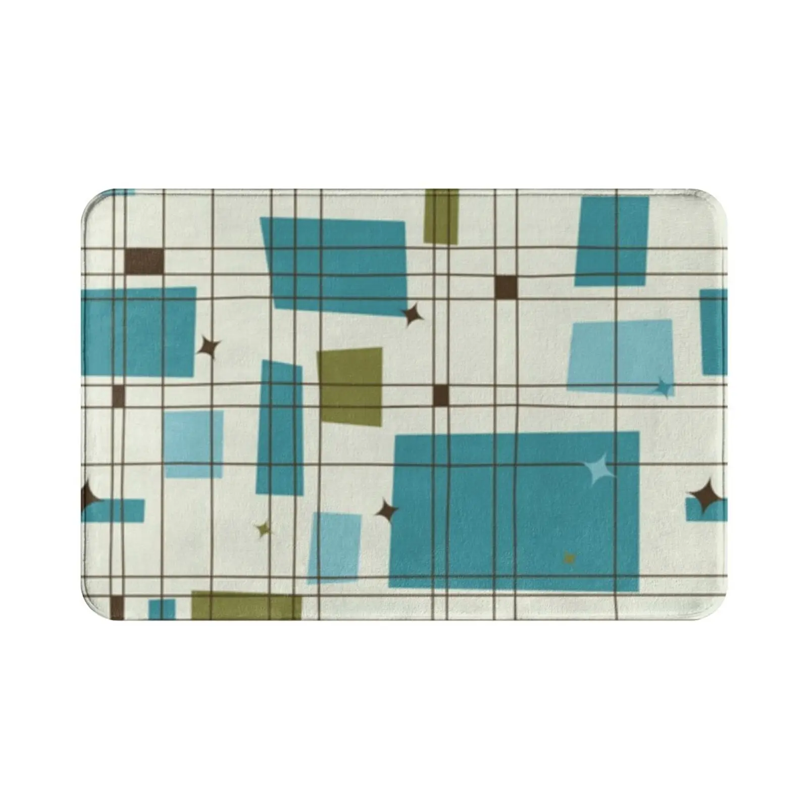 Современный коврик среднего века подушка мягкий нескользящий белый