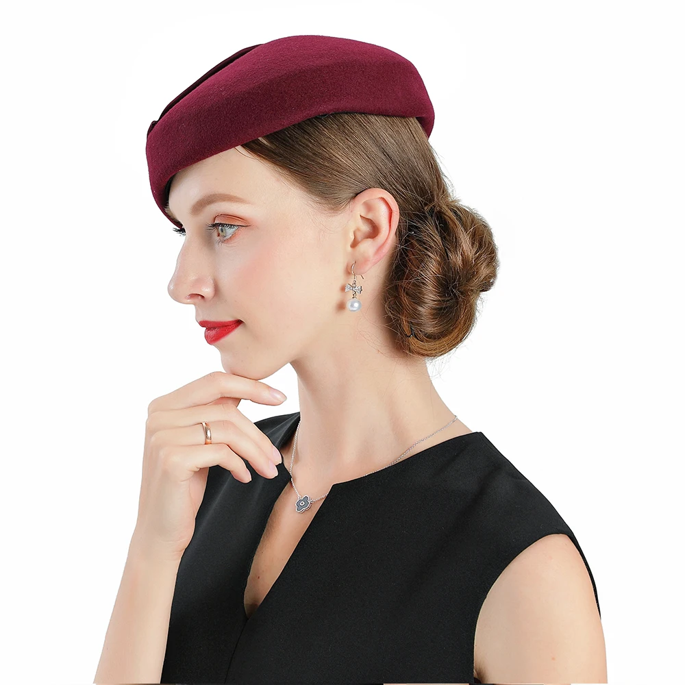 Lady Winter Berets Hat Painter Style Hat Women Wool Vintage Berets French Artist Warm Wool Winter Beanie Hat Warm Walking Cap