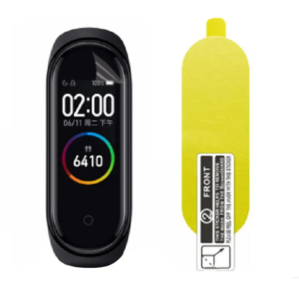 

Protective Film For Mi Band 4 Smart Wristband Bracelet Full Screen Film for Mi Band 4