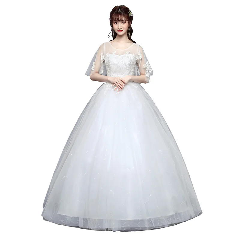 Gryffon свадебное платье классическое бальное элегантное короткое рукав &quotлетучая