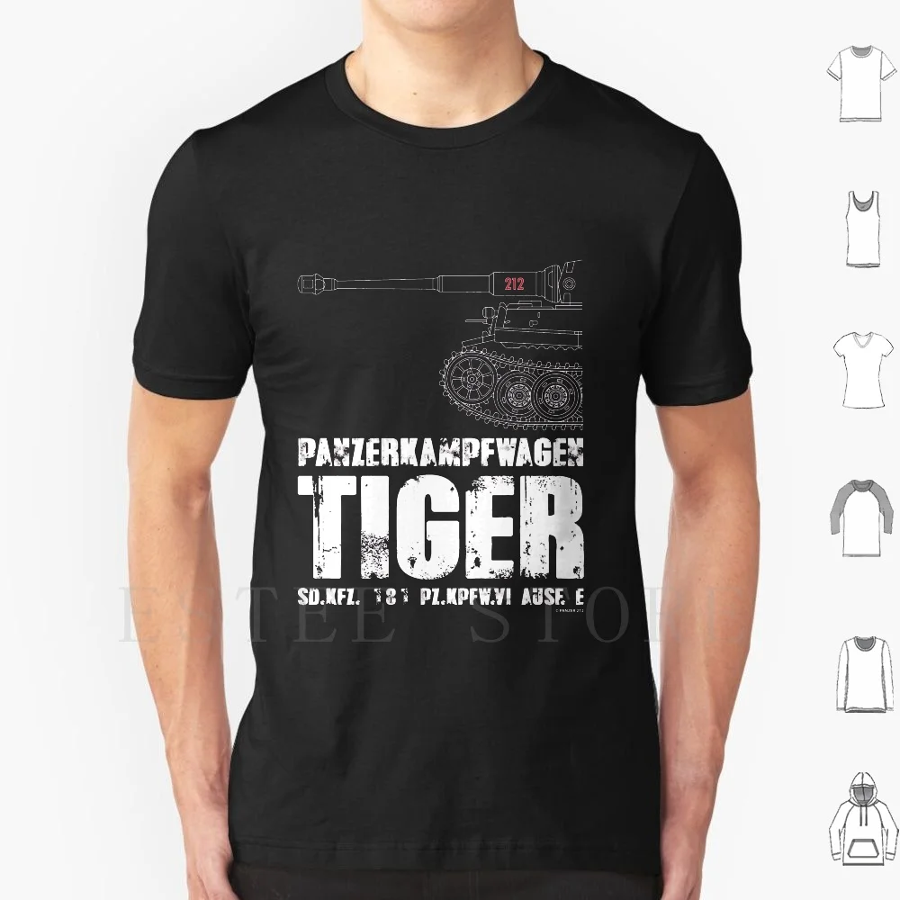 

Tiger Tank T Shirt Cotton Men Diy Print Tiger Tank Fibel Wwii Panzer Panther Kingtiger Manual Transmission Iv Achtung Armor