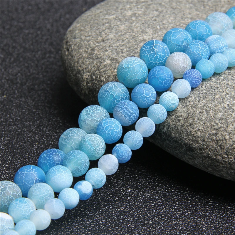 6-12 мм естественное выветривание Агаты Грубые каменные бусины треснутые Матовые