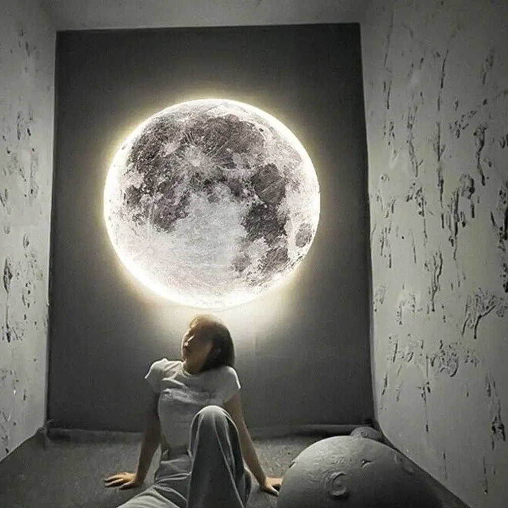 

Modern LED Wall Lamp Moon Indoor Lighting For Bedroom Living Hall Room HOME Decoration Fixture Lights decorate Lusters Lamps