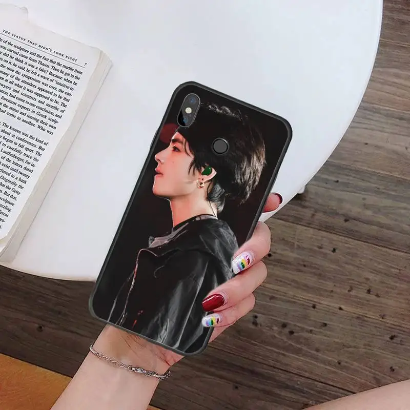 

Kim V Taehyung kpop idol luxury design Phone Case cover For Xiaomi Redmi note 7 8 9 t k30 max3 9 s 10 pro lite