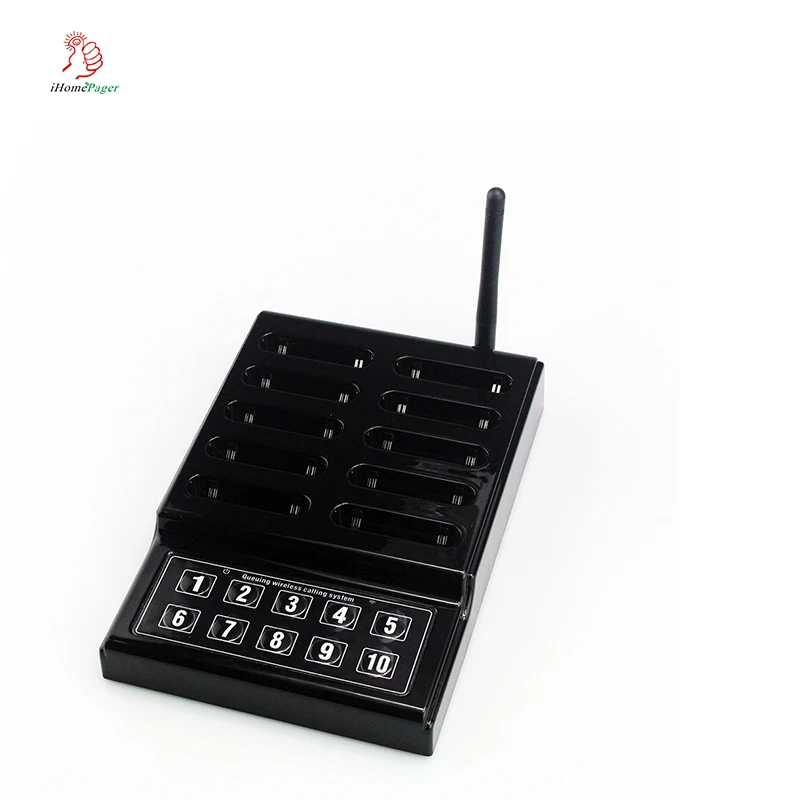 Беспроводная система вызова очереди для ресторана KFC фаст фуда с 18 вибрационными