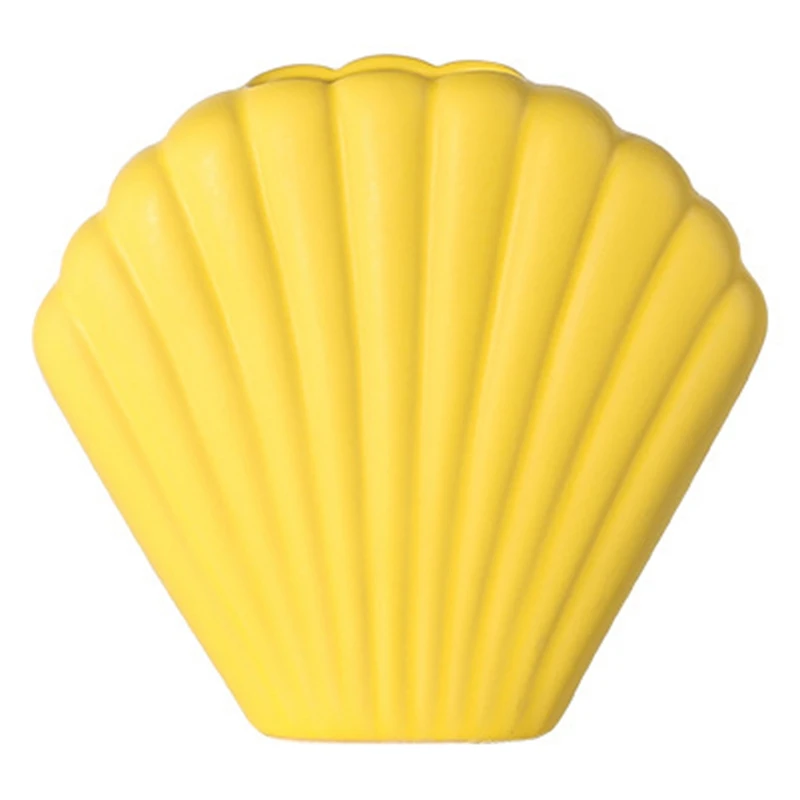 Nordic Art Shell Vase Modern Minimalist Ceramic Flower Arrangement Container Decor Holder Ornament Home | Дом и сад