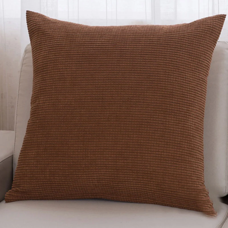 

Corduroy Pillow Case Decorative Pillows Cover Cushion Covers 45*45 Solid Color Pillowslip Square Throw Pillowcase Pillow Cover
