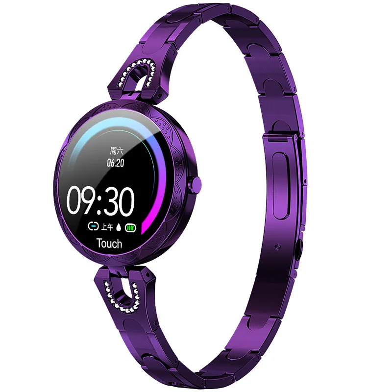 fashion womens bracelet heart rate smart watch waterproof wearable device heart rate monitor sports watch intelligent reminder free global shipping