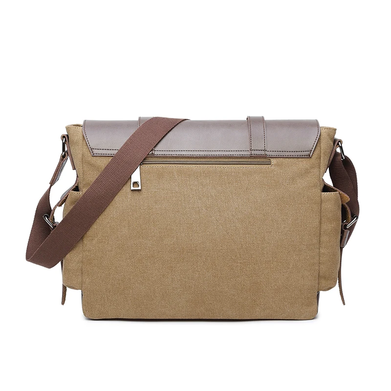 13.3 Inch Canvas Laptop Shoulder Bag Notebook Case for Men Teens School Bags Macbook Acer hp Dell |