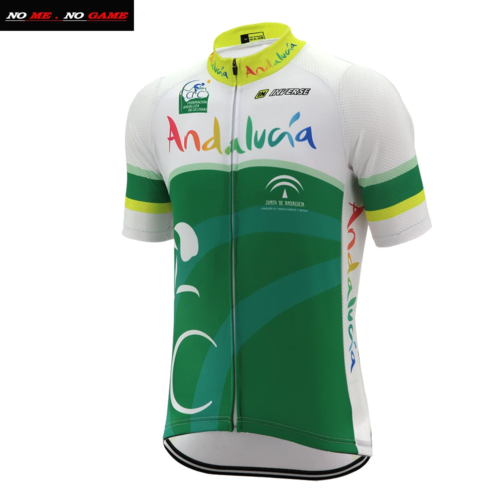 2020 Мужская велосипедная Джерси зеленая рубашка с коротким рукавом одежда ropa maillot
