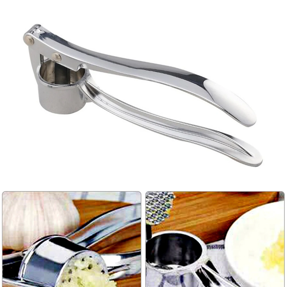 Пресс-дробилка для чеснока измельчитель приспособление резки имбиря домашний