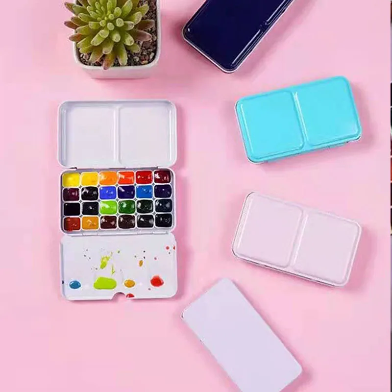 Однотонный пигментный акварельный мини-костюм 12 цветов цвет кожи конфеты