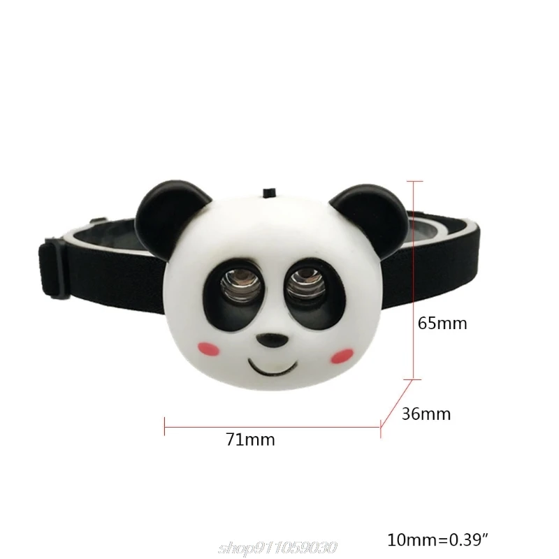 

Child's Headlight with Headband Cartoon Animal Image Headlamp SOS Flashlight Kids Gift for Outdoor Playing J03 21 Dropship