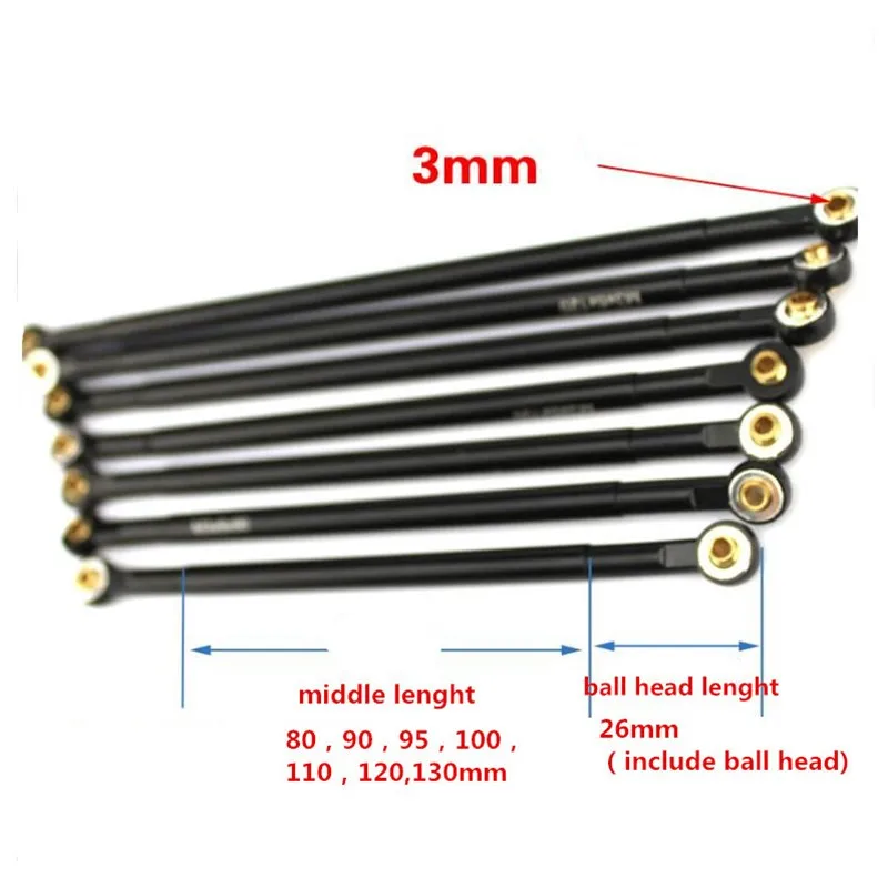 Тяга для руля из алюминиевого сплава металлический сервопривод аксессуары DIY