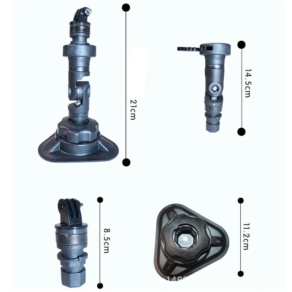 

1Pc Black Nylon Camera Mount Kit Inflatable Stand Up Paddle Board Surfboard Holder Waterproof Camera Photograph Water Sport Tool