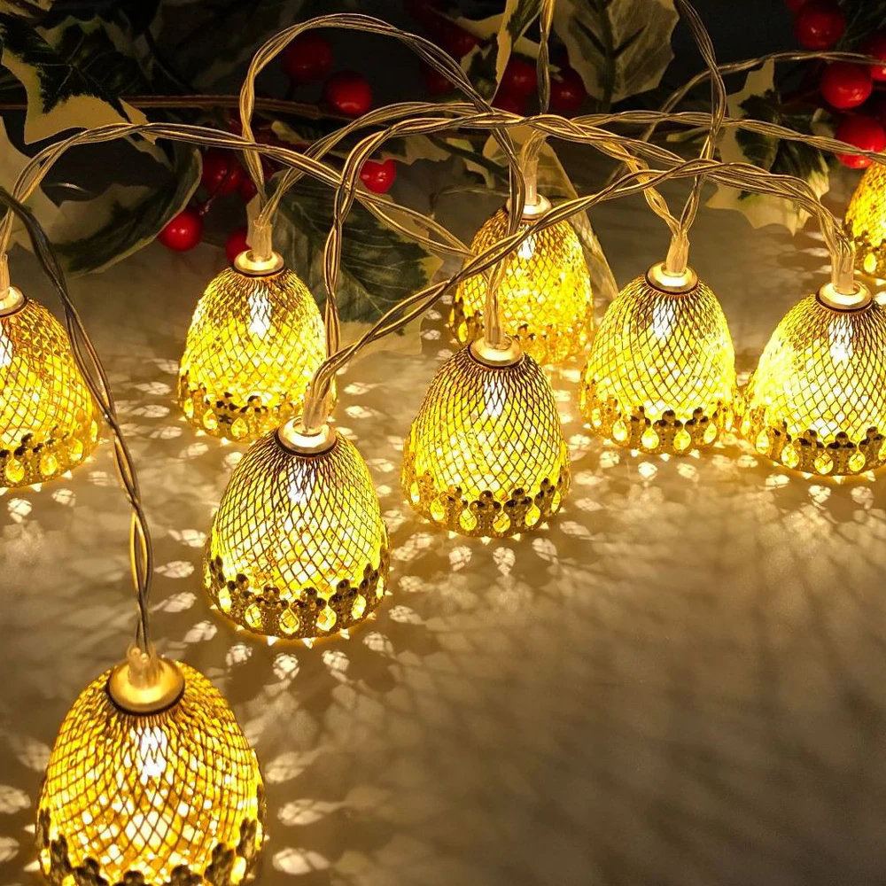 

Рождественское украшение, светящаяся гирлянда из искусственной сосны, лесной орех, рождественская елка, украшение для комнаты, сада, праздничное освещение, Питание от USB/батареи