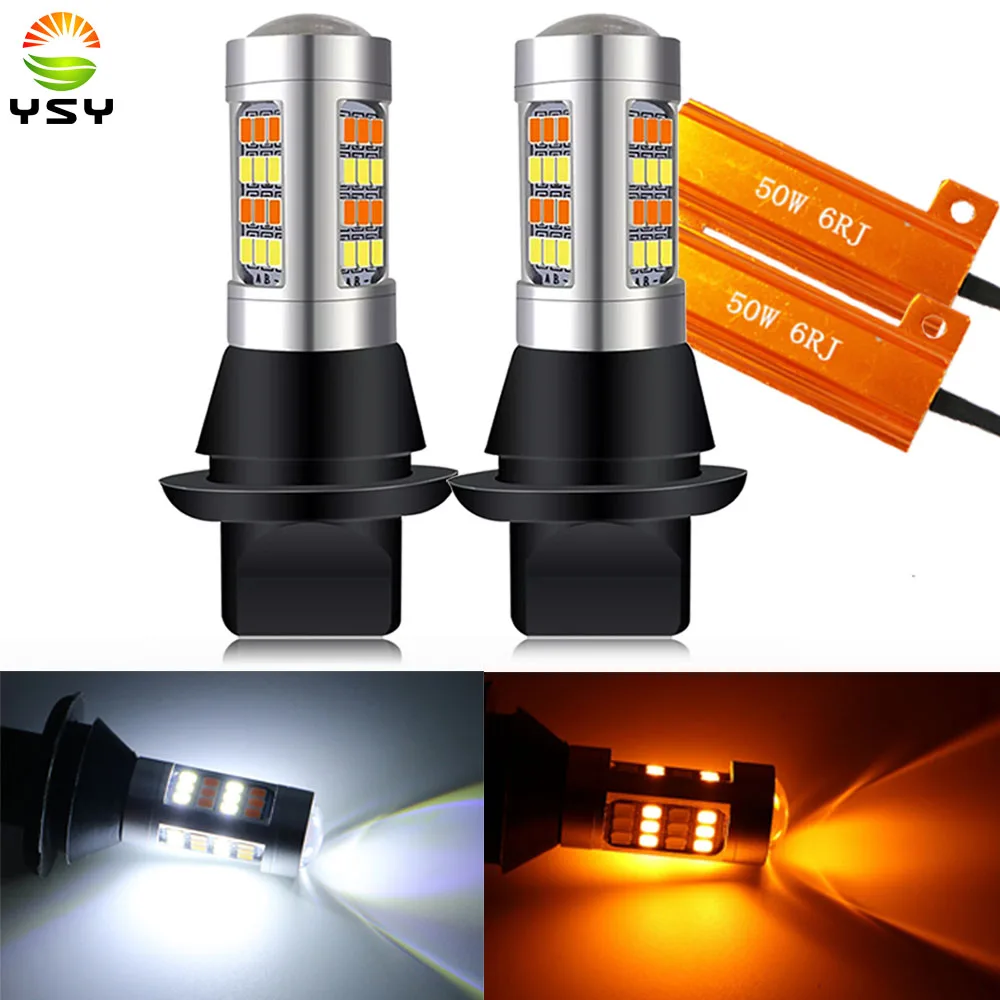 Дневные ходовые огни Ba15s BAU15S 1156 p21w s25 42led T20 W21W WY21W 7440 фары дневного света + сигнал