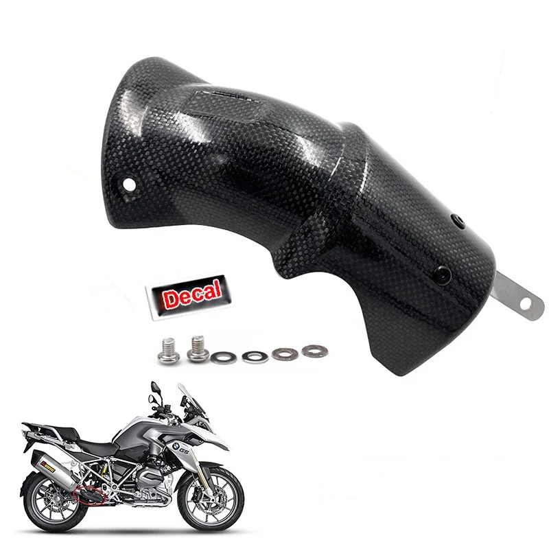 Для BMW S1000RR R1200GS глушитель выхлопной трубы среднее звено углеродное волокно