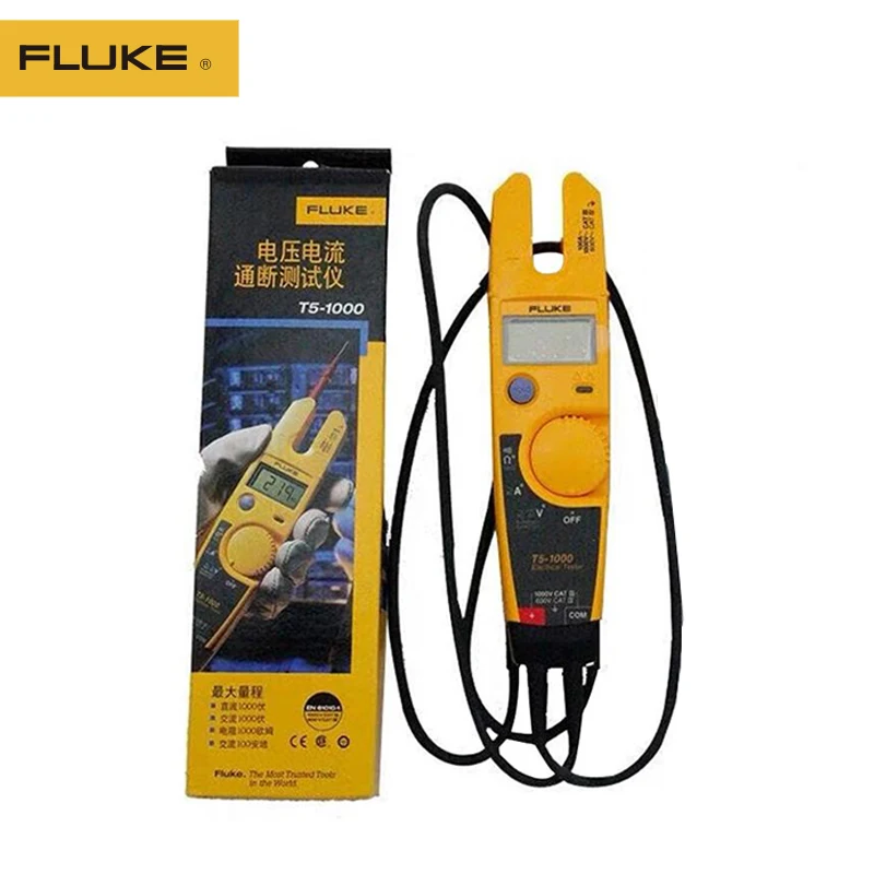 100% оригинал Fluke T5 1000 тестер непрерывности напряжения высокая точность открытый