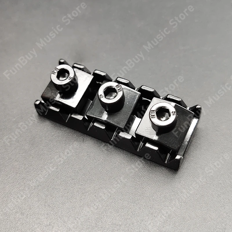 42mm 43mm gitarre tremolo brücke locking mutter elektrische gitarre locking string brücke mutter schwarz gold chrom free global shipping