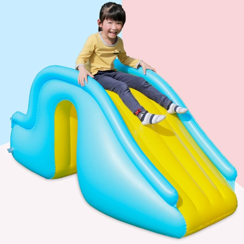 

1Pc Inflatable Water Slide Wider Steps Swimming Pool Supplies Kids Children Bouncer Castle Summer Amusement Water Play Toys