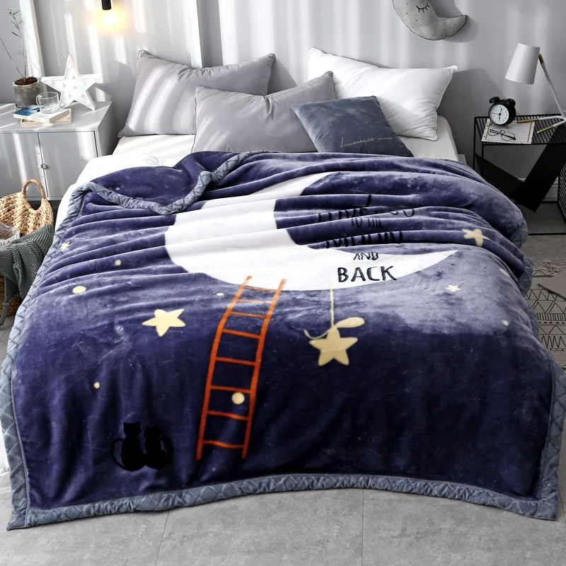 

Coral blanket winter flannel blanket office nap Blanket Quilt