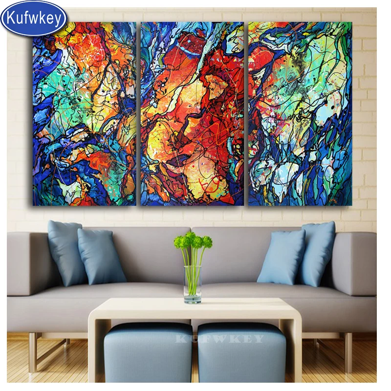 3 предмета в комплекте со стразами искусство Рождество алмазов картина полный