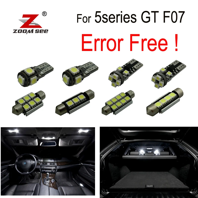 Комплект светодиодного освещения для салона BMW 5 Series F07 5GT Hatchback 528i GT 535i 550i 535d xDrive (2009