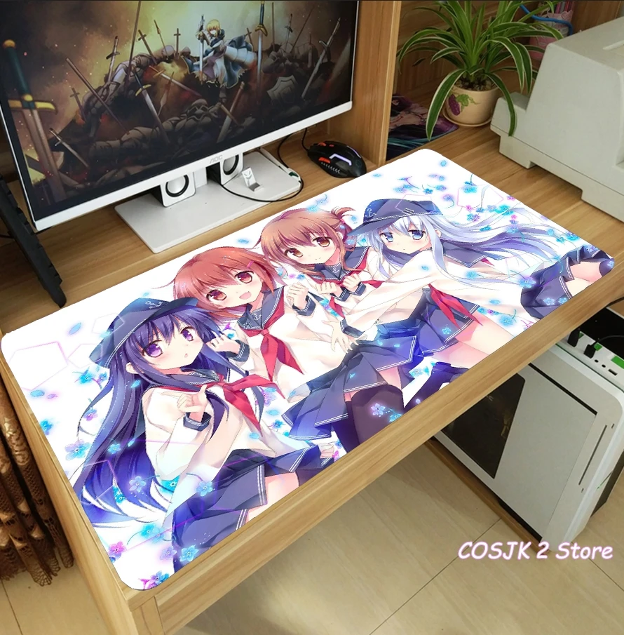 

Anime Kantai Collection Ayanami HMS Sirius Nagato Taihou Mouse Pad Thicken Laptop Game Mice Mat Keyboard Pad Anti-Slip Playmat