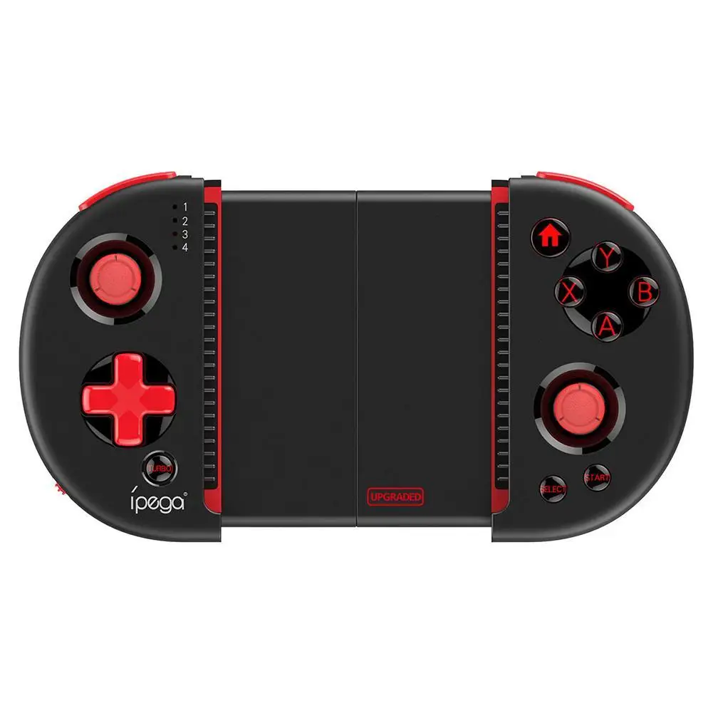 

PG-9087S Retractable Wireless Bluetooth Android IOS Direct Joystick Game Controller for PUGB Red Warrior Handle King