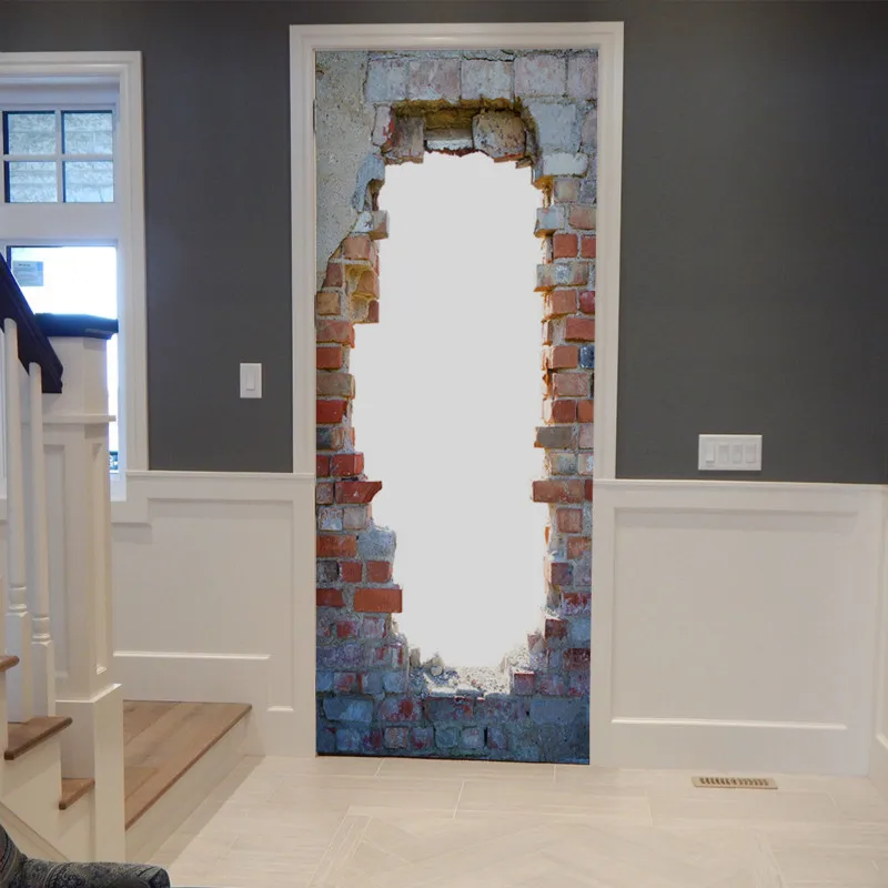 Наклейка на дверь ретро старая деревянная полицейский зал станция метро бар Лифт