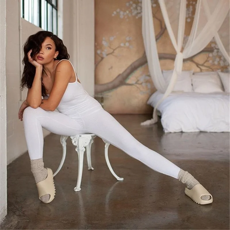 

AliExpress Ebay European and American women's fashion sexy long tight halter strap jumpsuit sexy