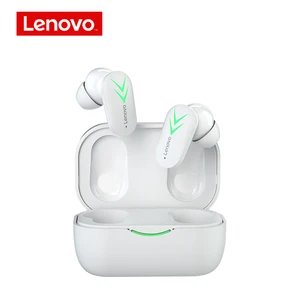 lenovo xt82 wireless bt5 1 gaming headphones in ear sports gaming earbuds bt5 1 chip low latency with led battery display white free global shipping