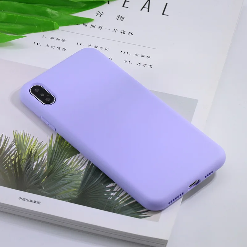 Подходит для IPhone 11pro сплошной цвет имитация оригинального жидкого силикона Apple 7p