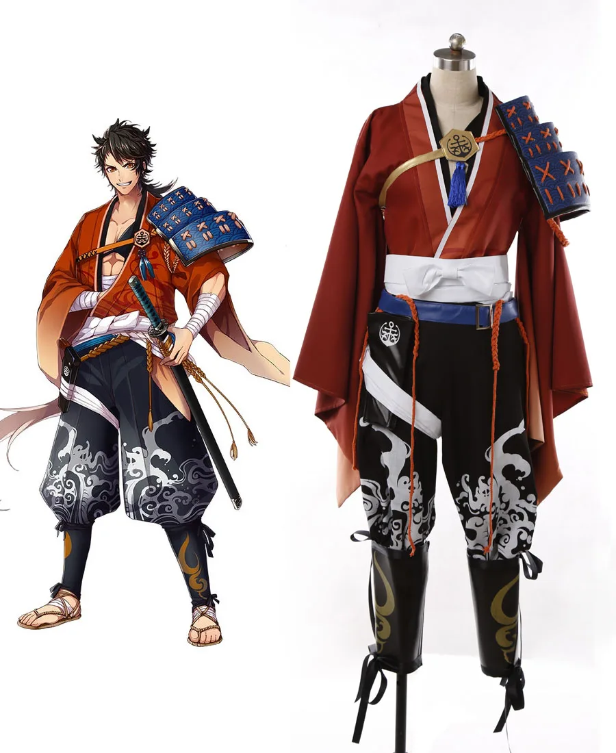 Костюм для косплея Touken Ranbu Mutsunokami Yoshiyuki на заказ|cosplay costume|touken ranbucustom cosplay costume |