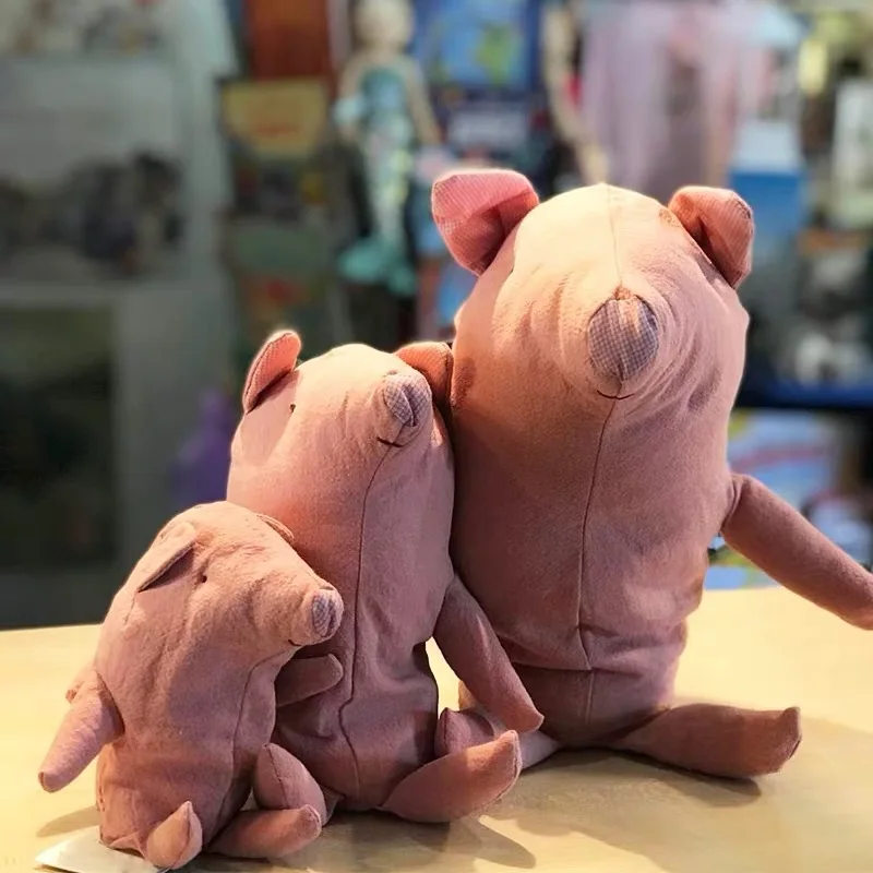 Nordic cotton linen truffle pig doll baby comforting sleeping pillow dust-proof mite plush toy children's gift | Игрушки и хобби