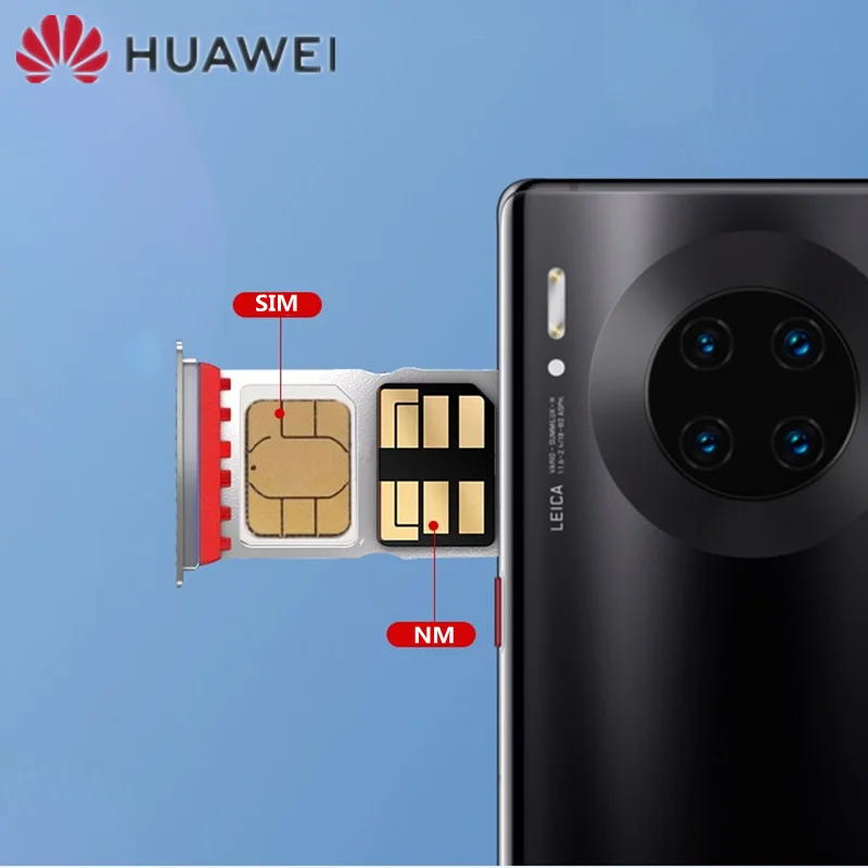 Оригинальная карта памяти Huawei NM 128 ГБ/256 ГБ nano для Mate20/30/40pro Nova series кардридер Lexar |