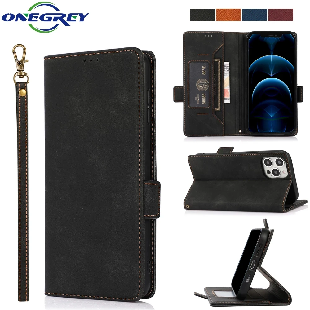 

Flip Wallet Leather Phone Bags Case For iPhone 12 Mini 11 Pro XR X XS Max 7 8 Plus 6 6s SE 2020 Magnetic Card Slots Cover Coque