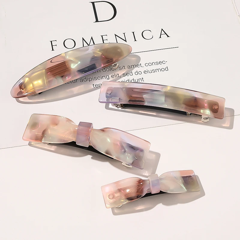 

Vintage Hair Clips for Women Simple Knot Claw Clip Heart Shape Large Geometric Hair Clips for Hair Girls Hair Clip Mermaid