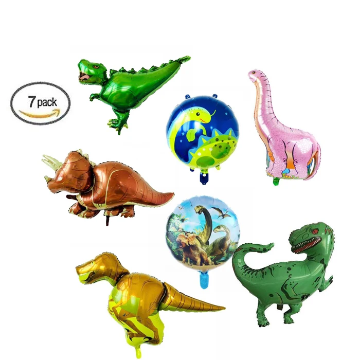 Динозавр животных воздушный шар День Рождения украшения Дети Пол секретные шары