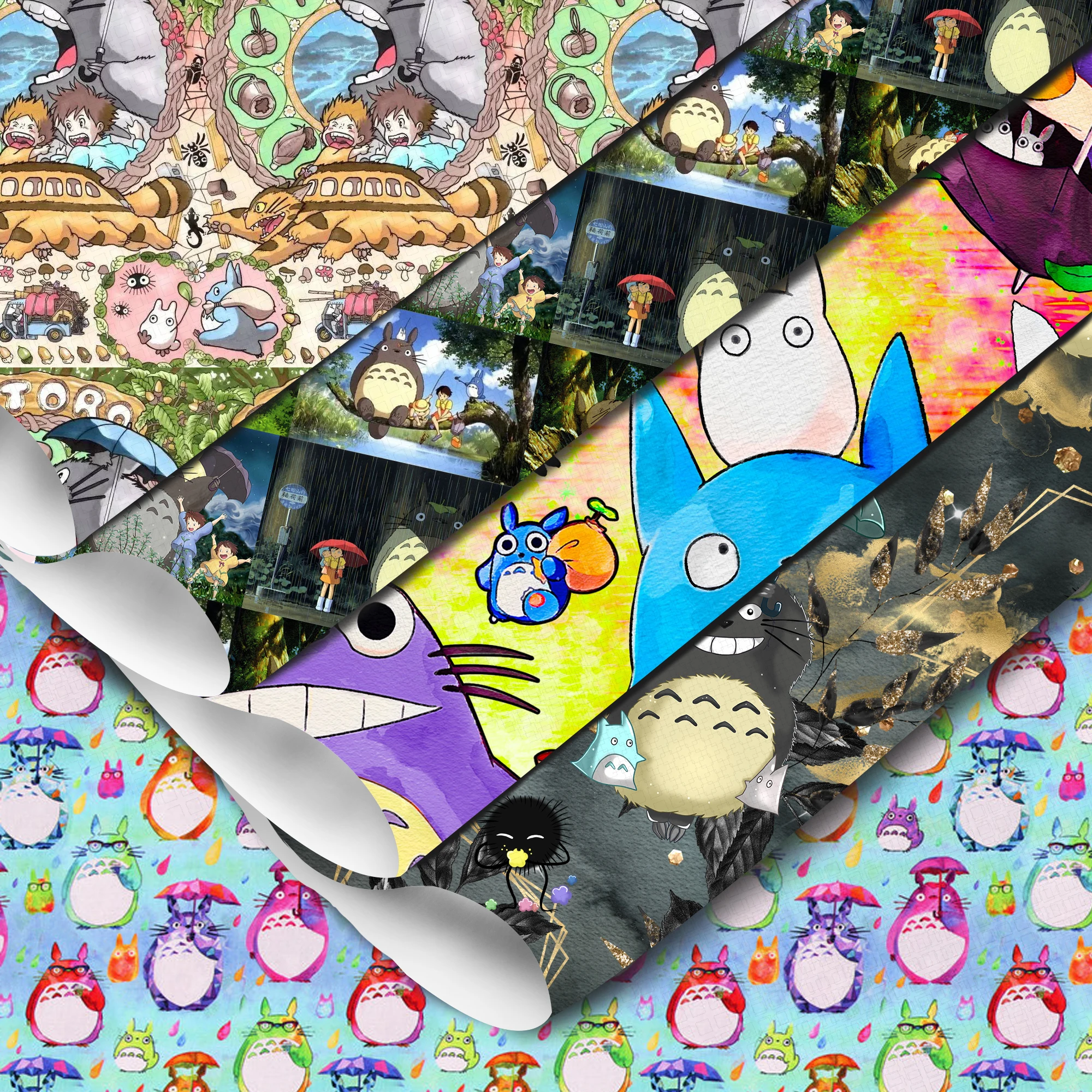 Простыня из искусственной кожи с принтом мультяшного кота 20*33 см для бантов сумок