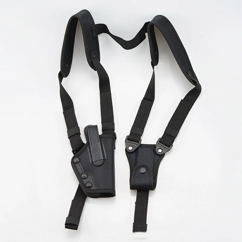 

Высококачественная Кожаная НАПЛЕЧНАЯ кобура GLOCK M92 1911 17 64 с мешочком Magzine для пистолета QSZ 92