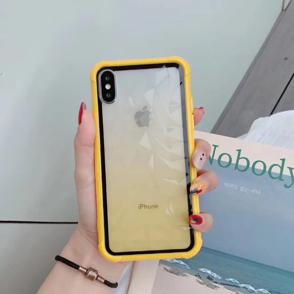 Градиентный 3D Алмазный чехол для iPhone 11 Pro MAX XR XS Max 8 7 6 6S Plus прозрачный силиконовый