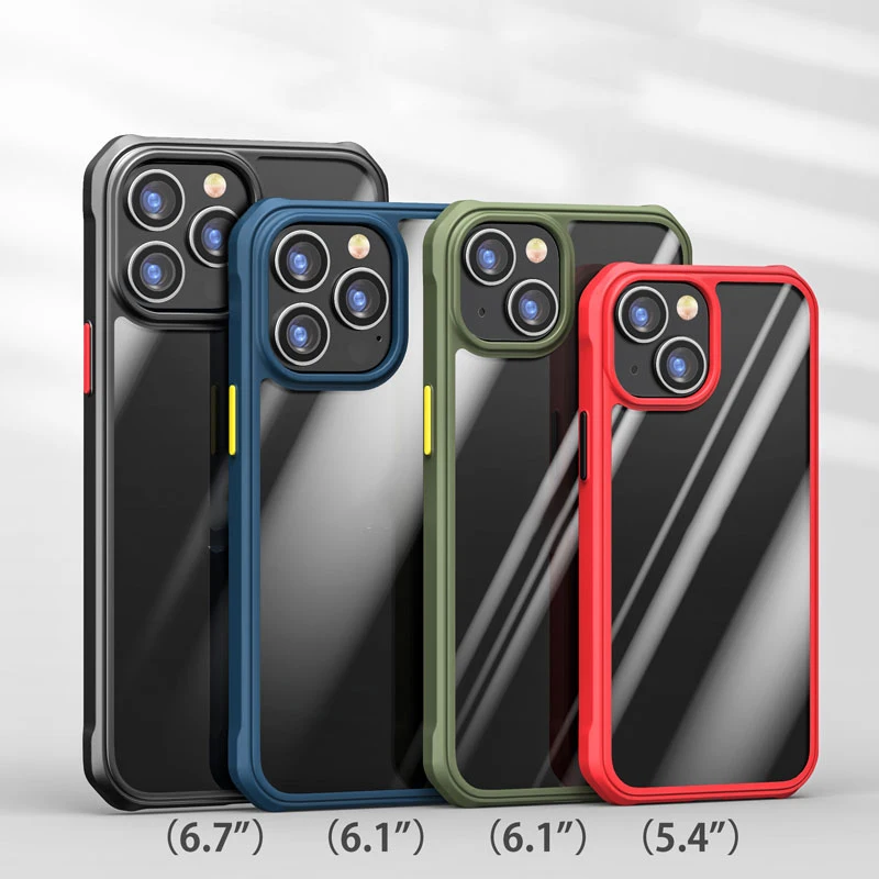 

Official Phone Case For Iphone 13 Iphone 13 Pro Max Case Luxury Double Color Hybird Armor Pc Tpu Cover