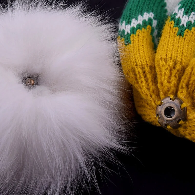 Шапка для родителей и детей зимняя теплая мягкая вязаная шапка мамы ребенка