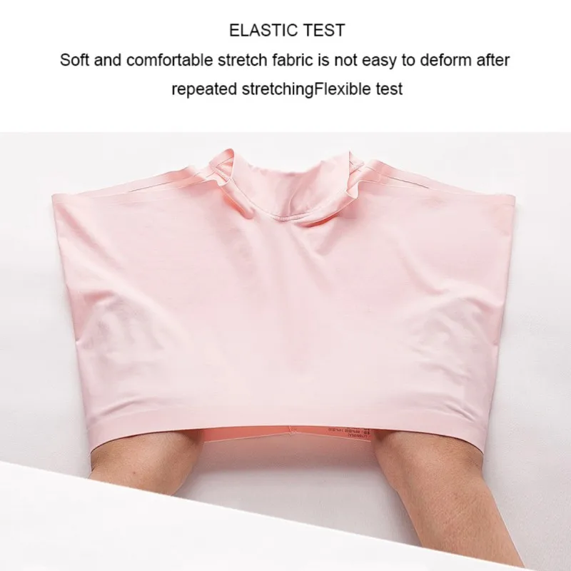 Women's Ice Silk Safety Shorts Invisible Seamless Boxer Briefs Underwear Boyshort