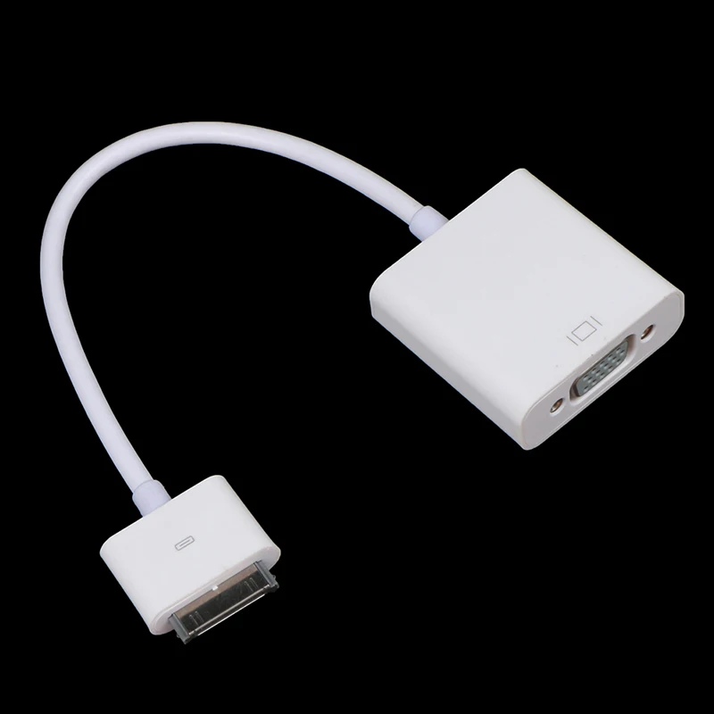 

30Pin Dock to VGA Video Converter Adapter Cable for iPad 1 2 3 30-Pin VGA adapte