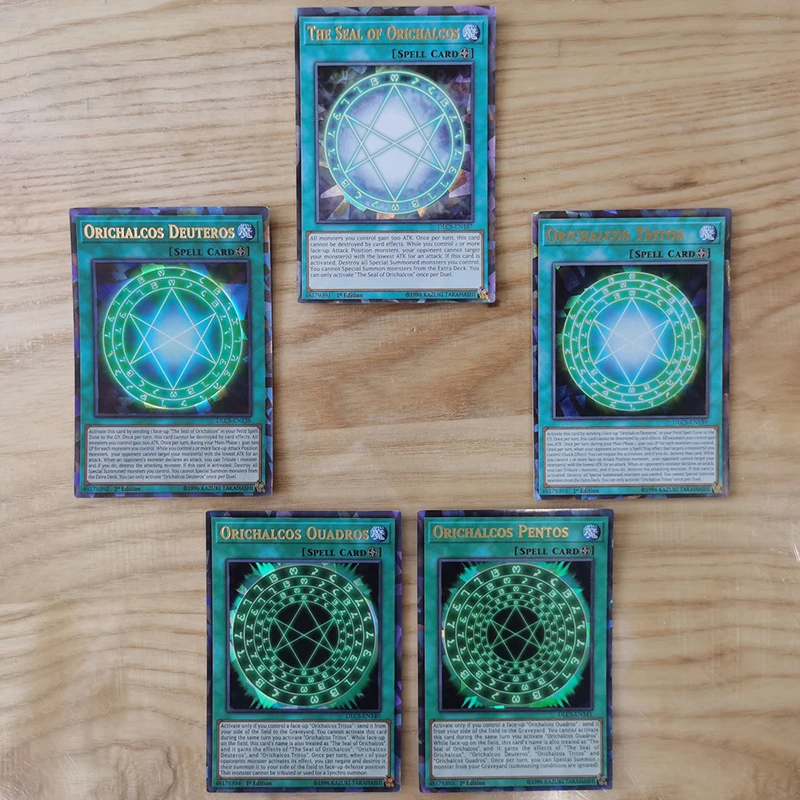 Yu Gi Oh-cartas de Anime japon&eacute;s para ni&ntilde;os, juguete para regalo, 72 diferentes, ingl&eacute;s, drag&oacute;n gigante, soldado, Sky Dragon Flash, 72 Uds.-4