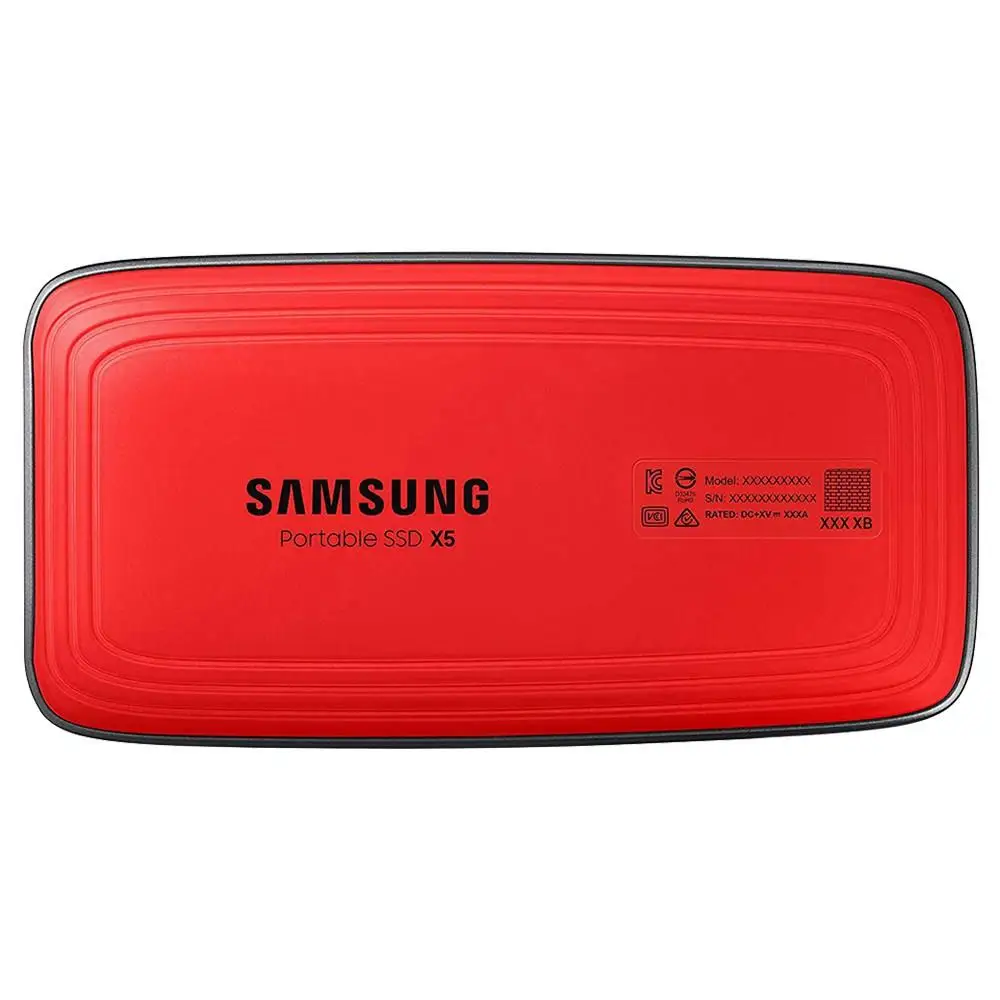 Samsung X5 внешний SSD 500GB 1 ТБ 2 Thunderbolt 3 интерфейс Максимальная скорость 2800 МБ/с.